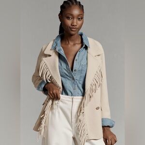 NVLT Fringe Blazer Coat